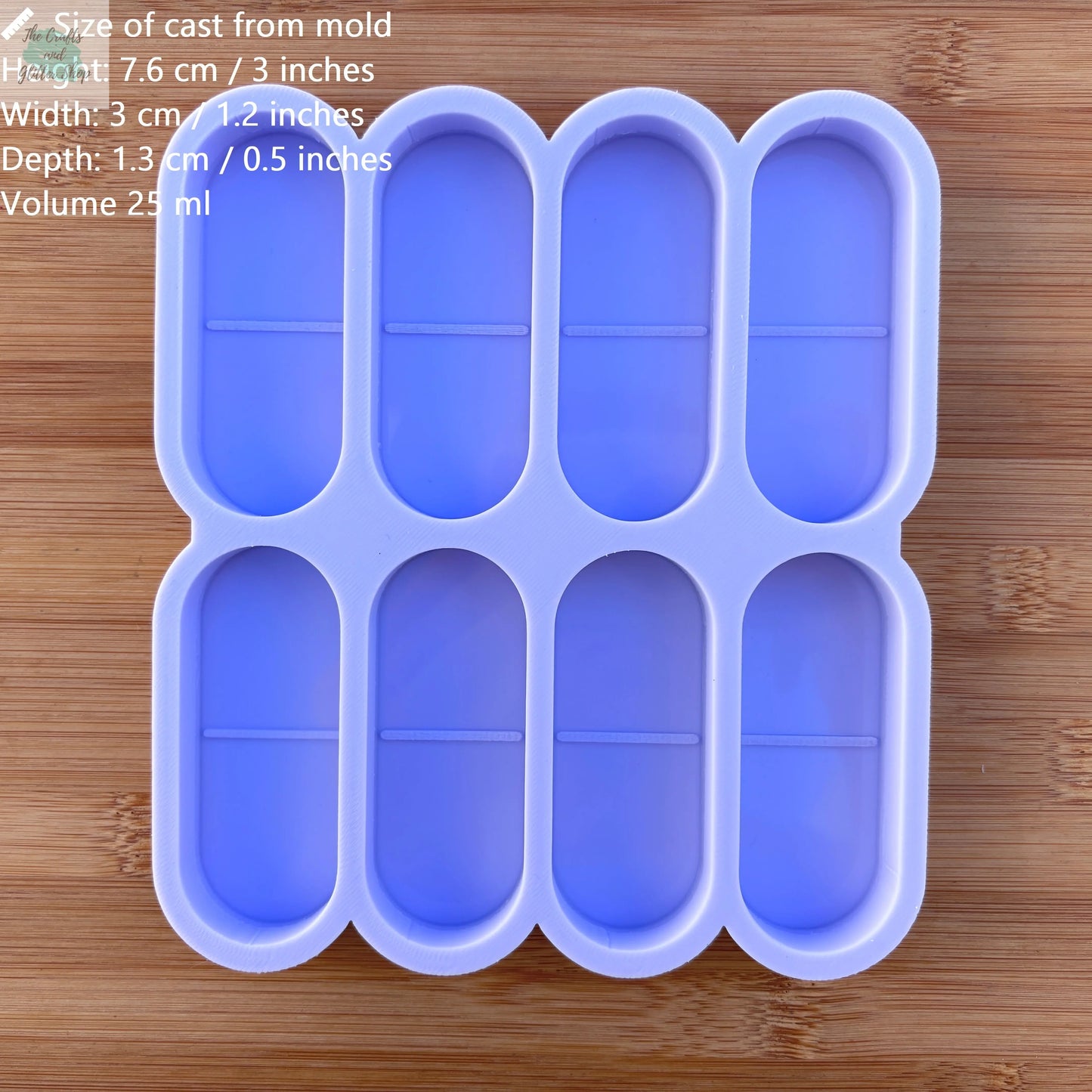 Capsule Silicone Mold - The Crafts and Glitter Shop