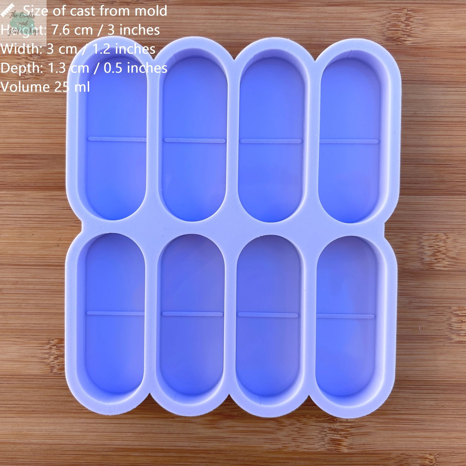 Capsule Silicone Mold - The Crafts and Glitter Shop