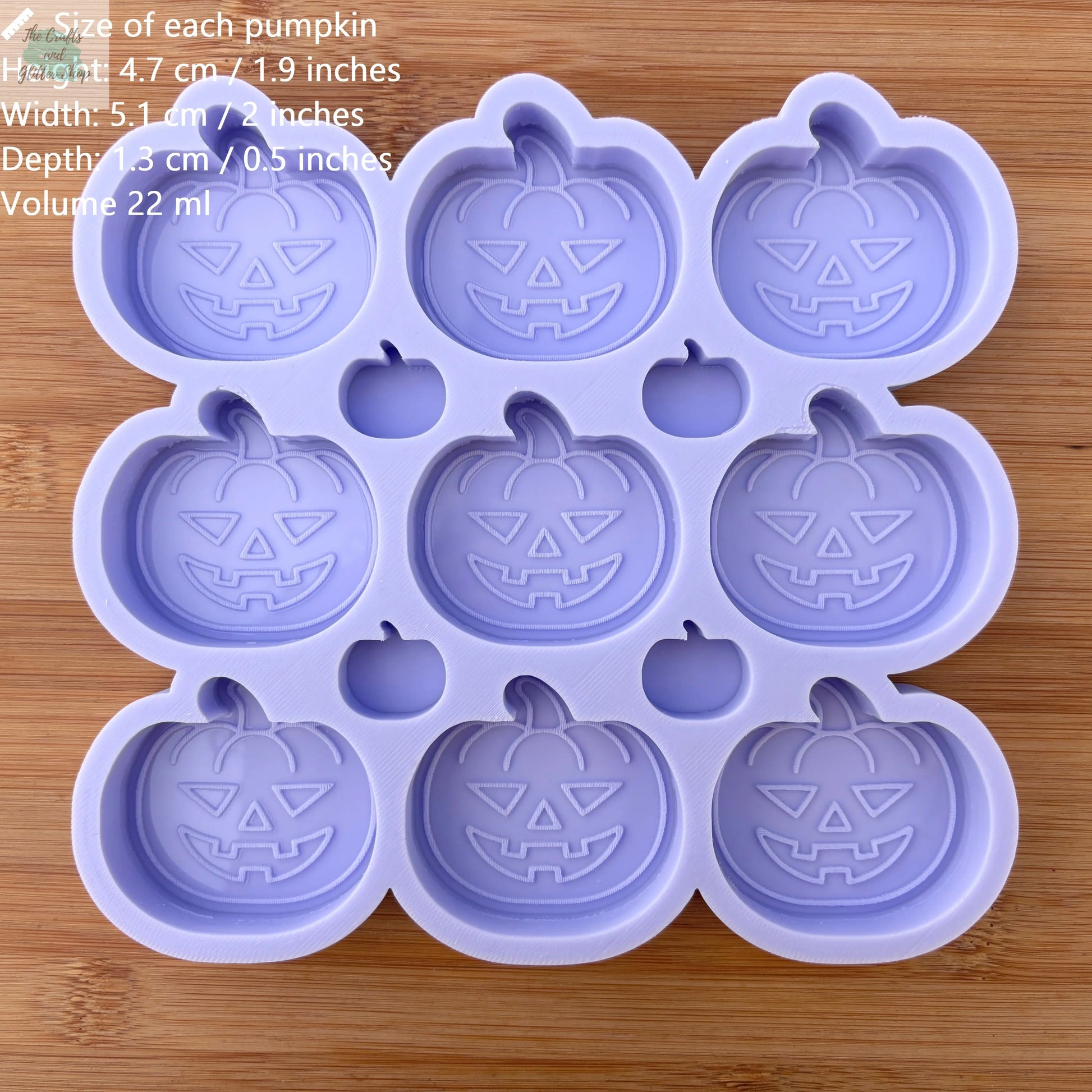 Carved Pumpkin Silicone Mold - The Crafts and Glitter Shop