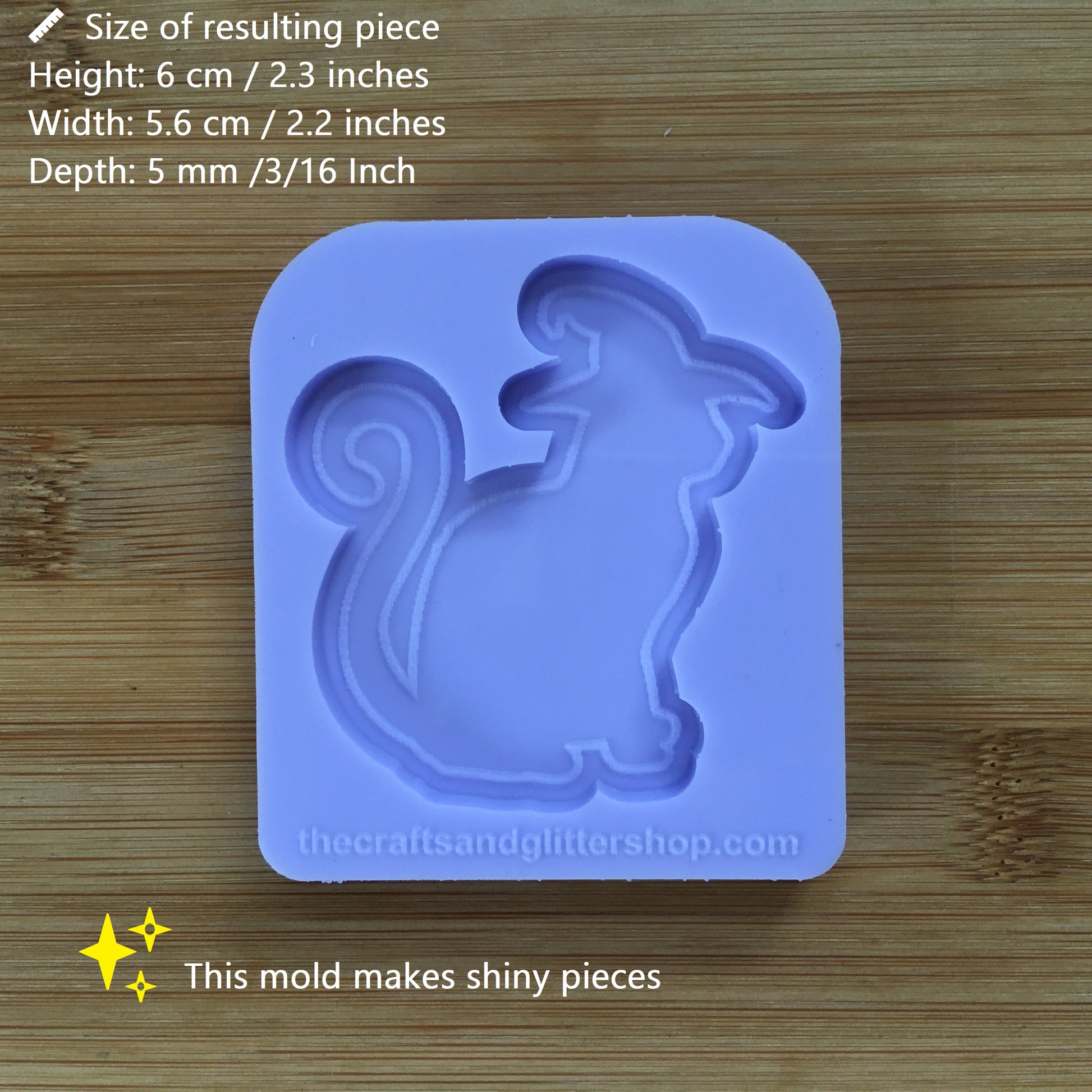 Cat With Pointy Hat Silicone Mold