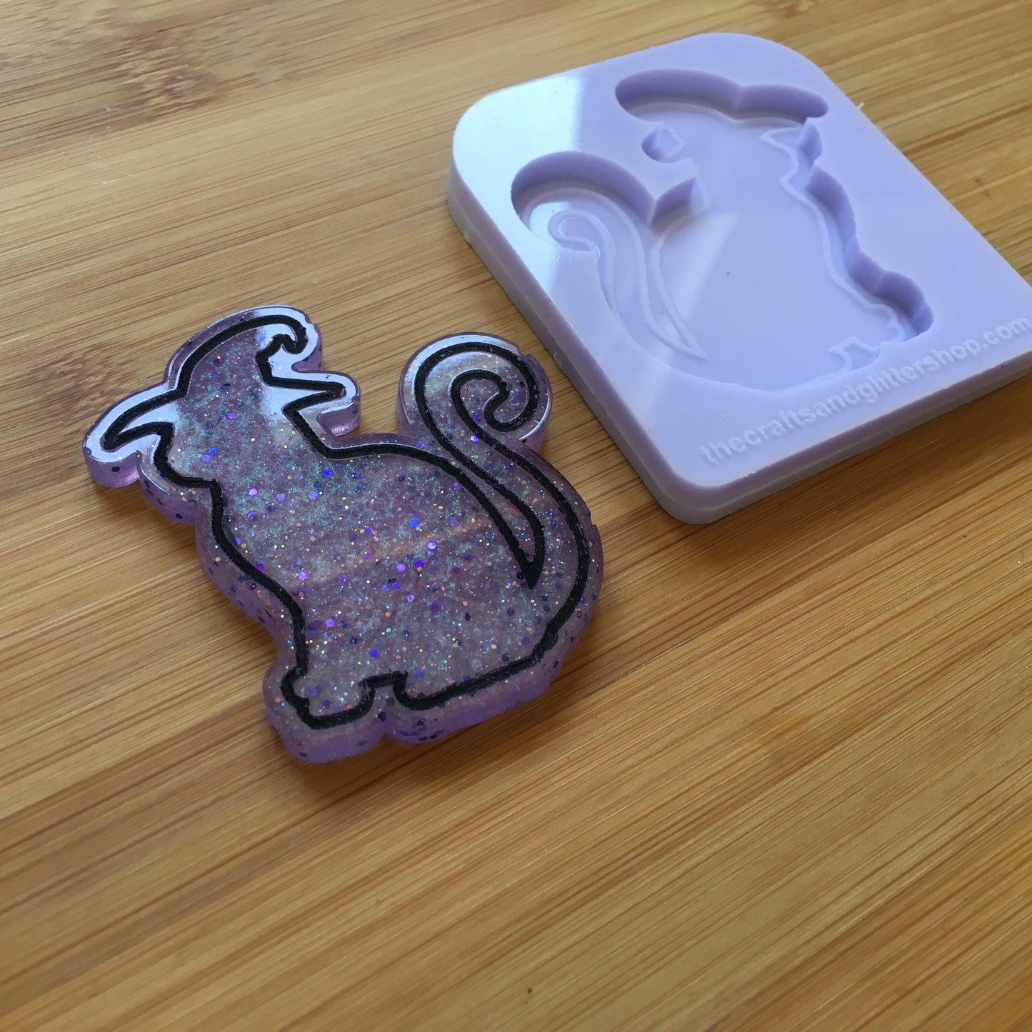 Cat With Pointy Hat Silicone Mold