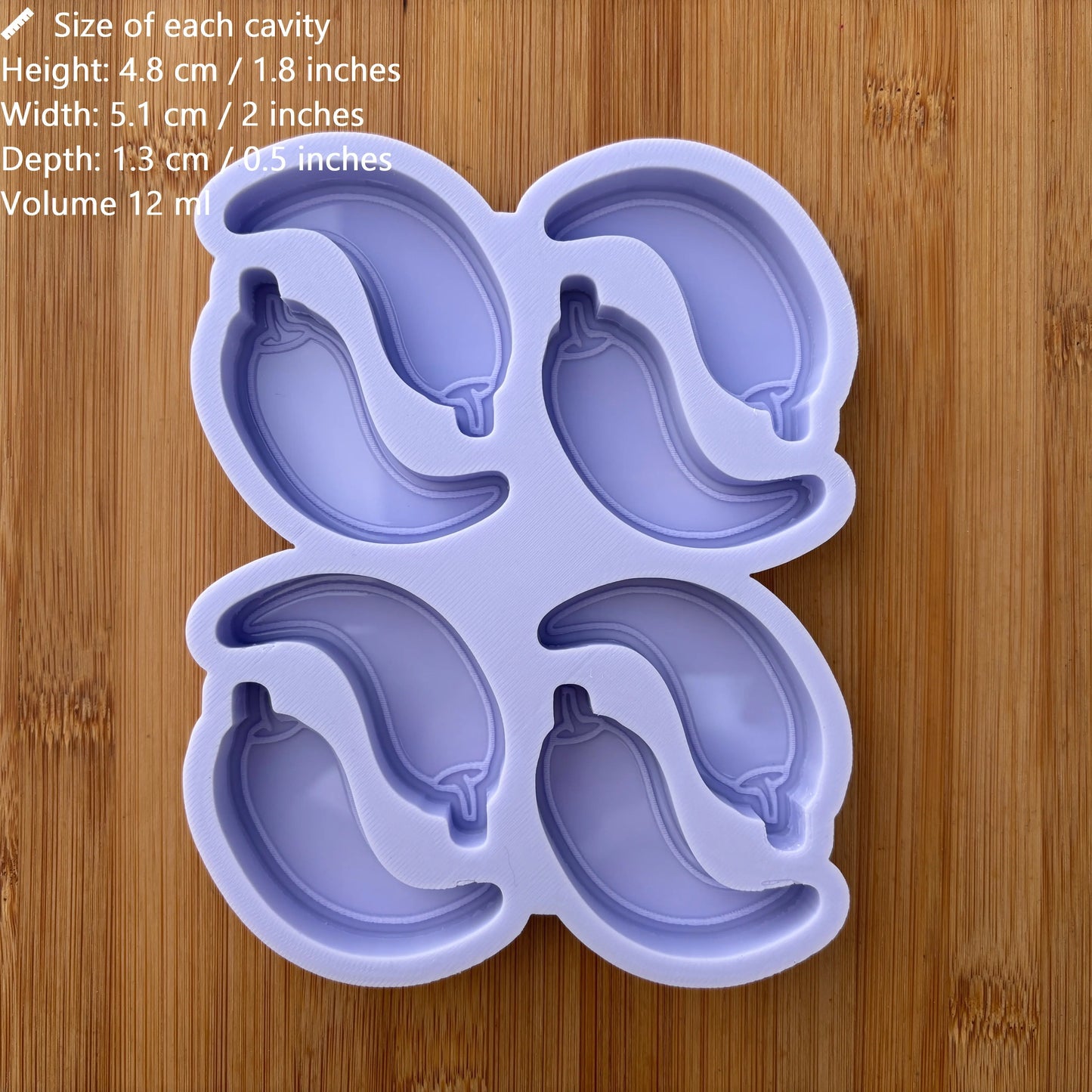 Chilli Pepper Silicone Mold - The Crafts and Glitter Shop