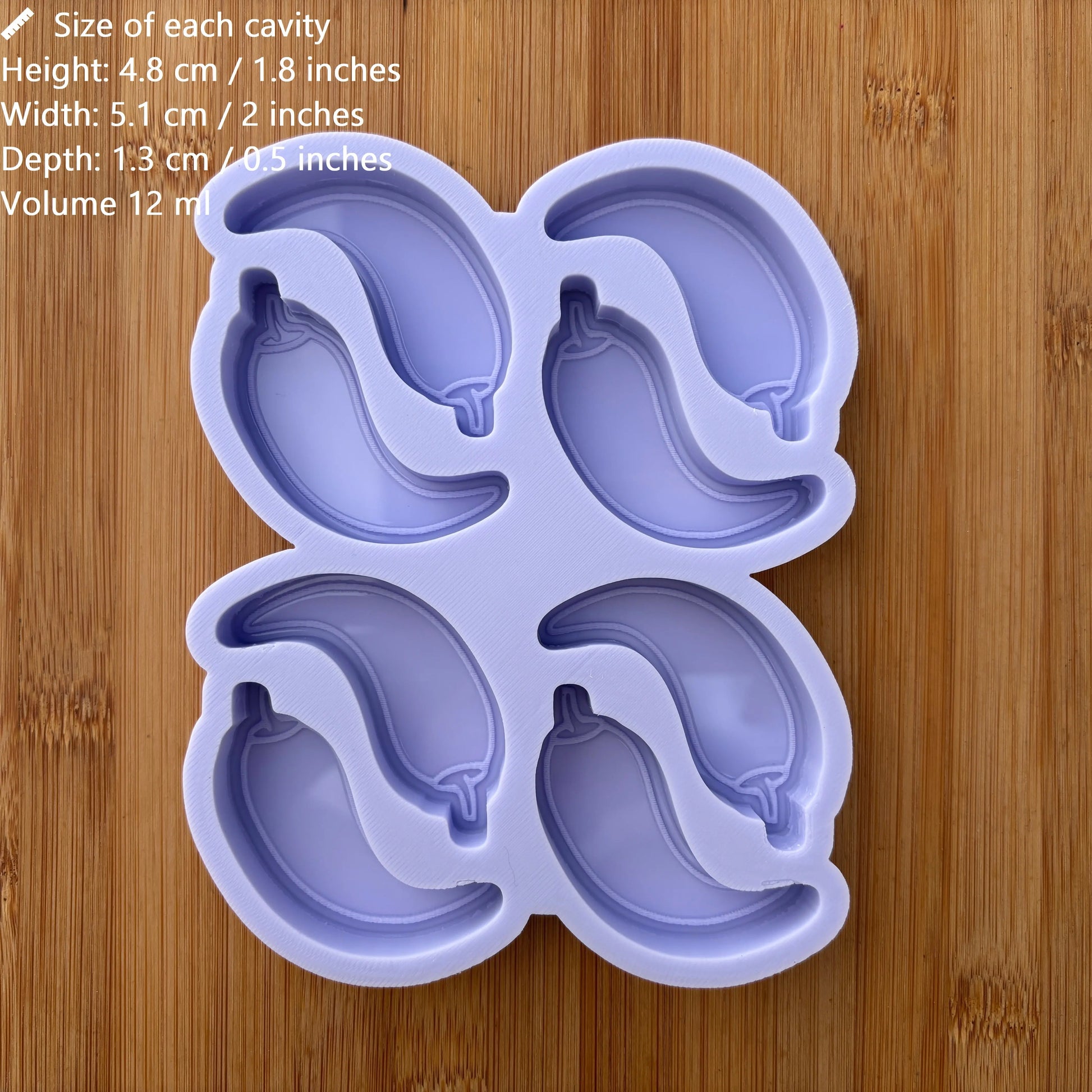 Chilli Pepper Silicone Mold - The Crafts and Glitter Shop