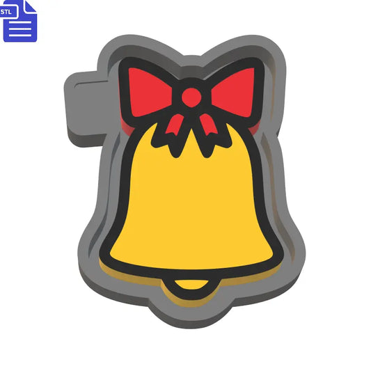Christmas Bell Silicone Mold Housing STL File - The Crafts and Glitter Shop