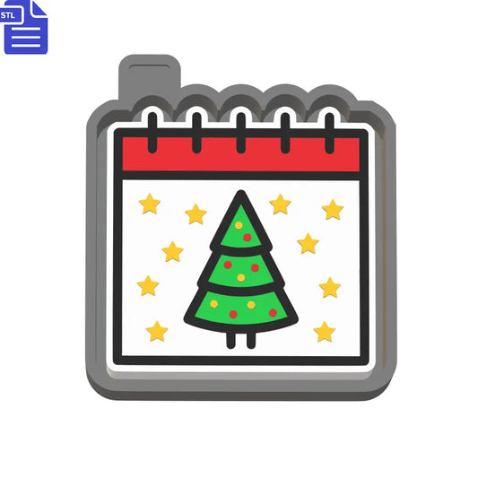 Christmas Calendar Silicone Mold Housing STL File - The Crafts and Glitter Shop