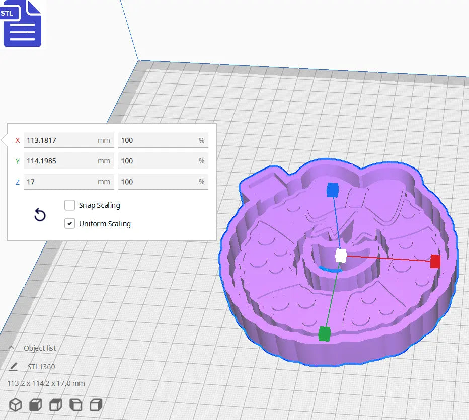 Christmas Wreath Silicone Mold Housing STL File