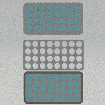 Circle Embed Tray Bath Bomb Mold STL File