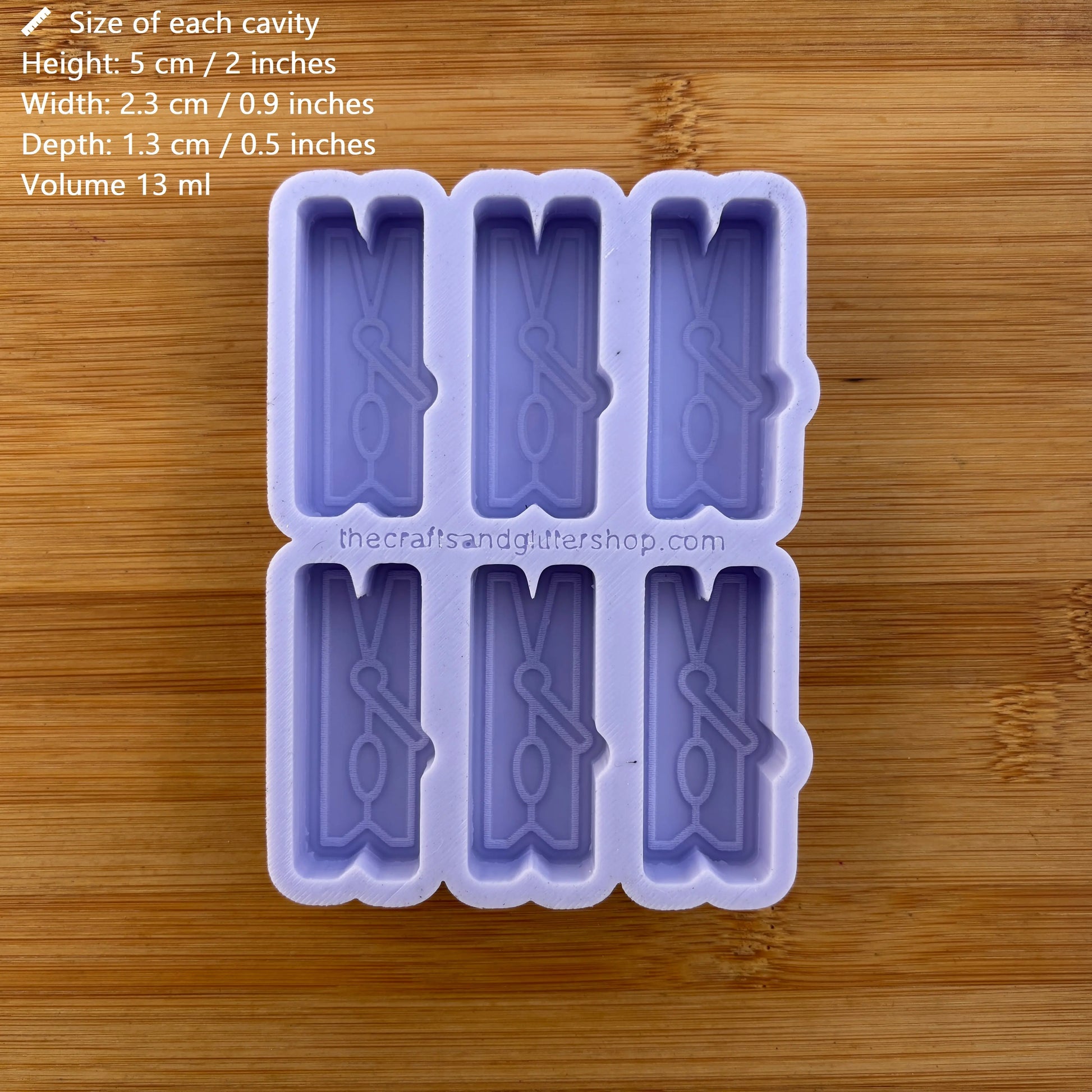 Clothes Peg Silicone Mold - The Crafts and Glitter Shop