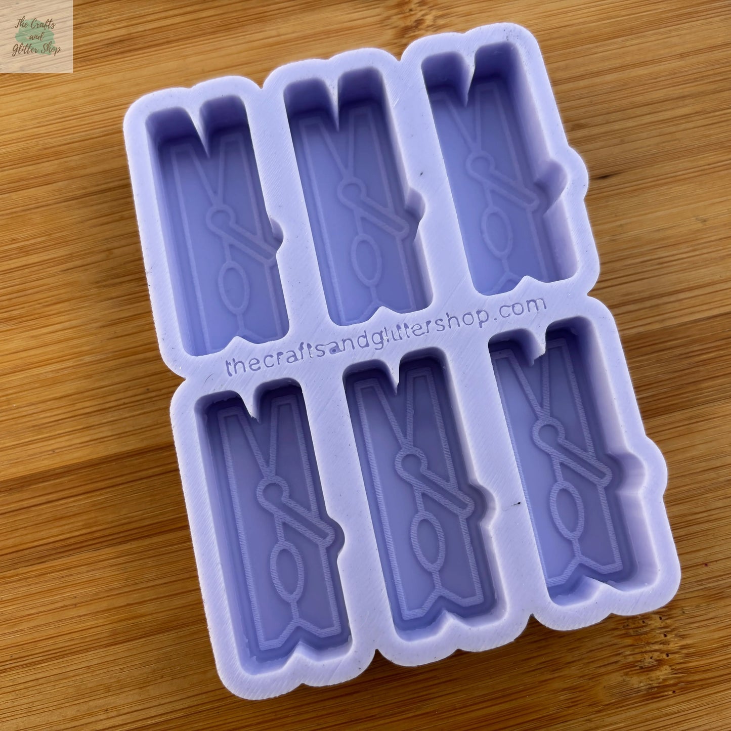 Clothes Peg Silicone Mold - The Crafts and Glitter Shop