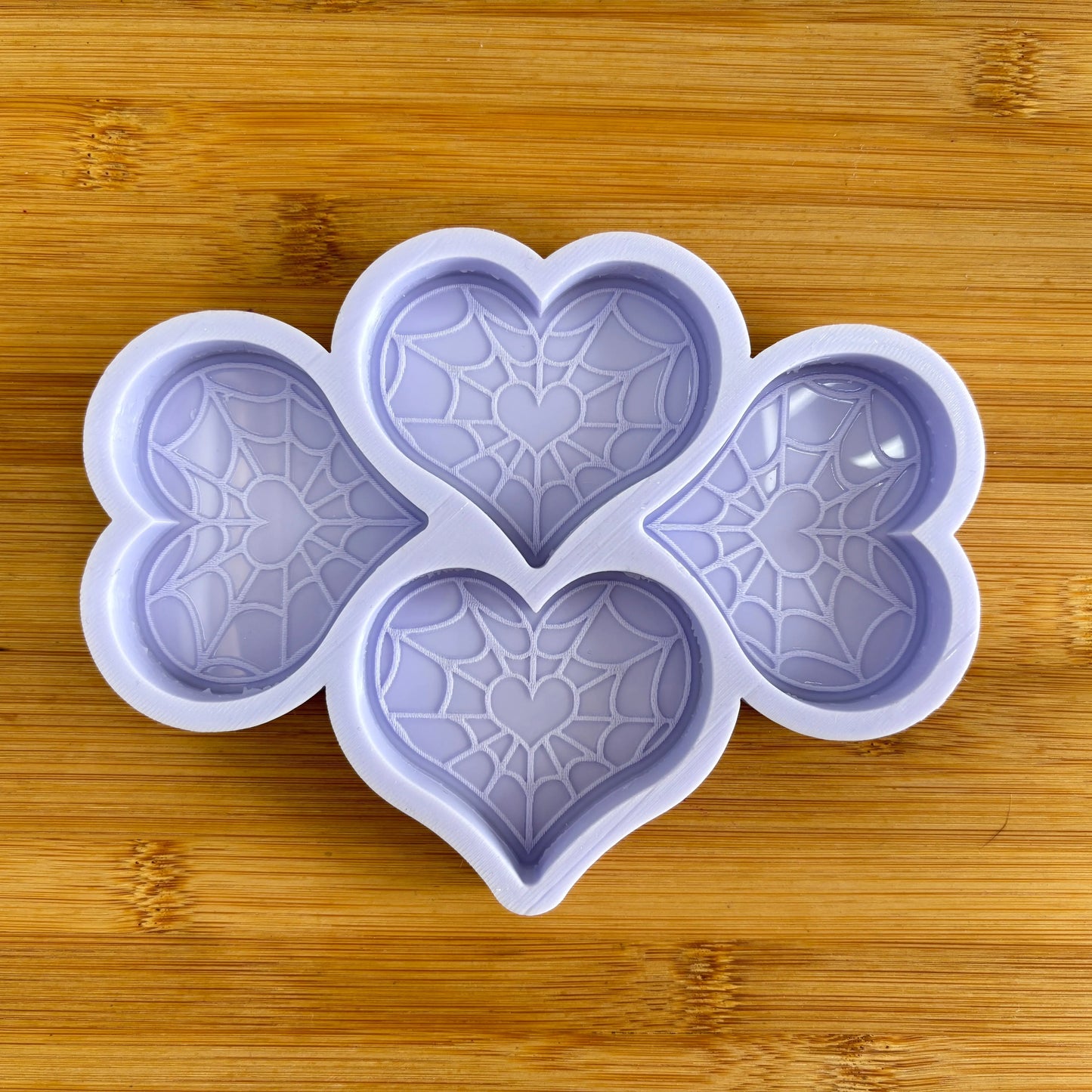 Cobweb Heart Silicone Mold - The Crafts and Glitter Shop