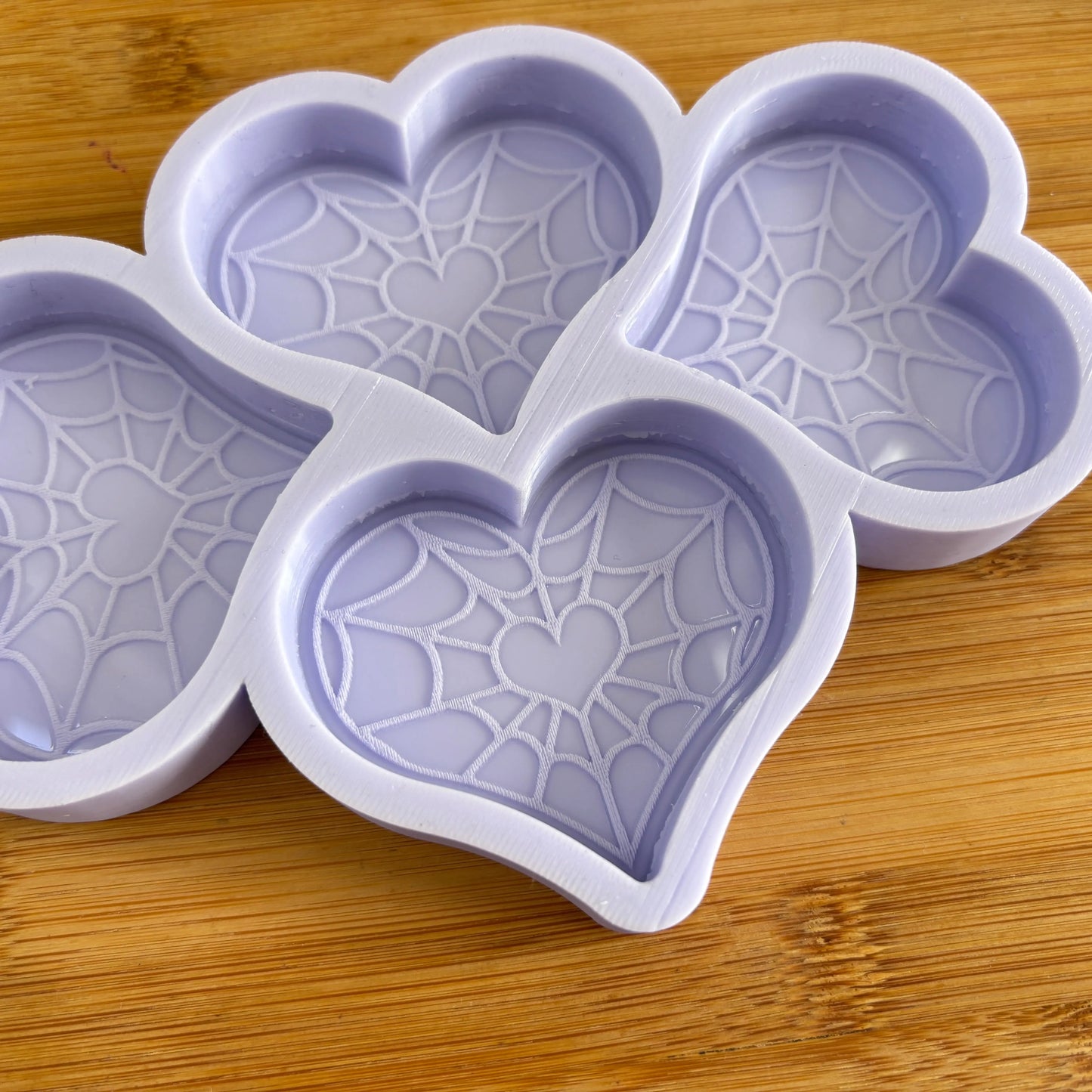 Cobweb Heart Silicone Mold - The Crafts and Glitter Shop