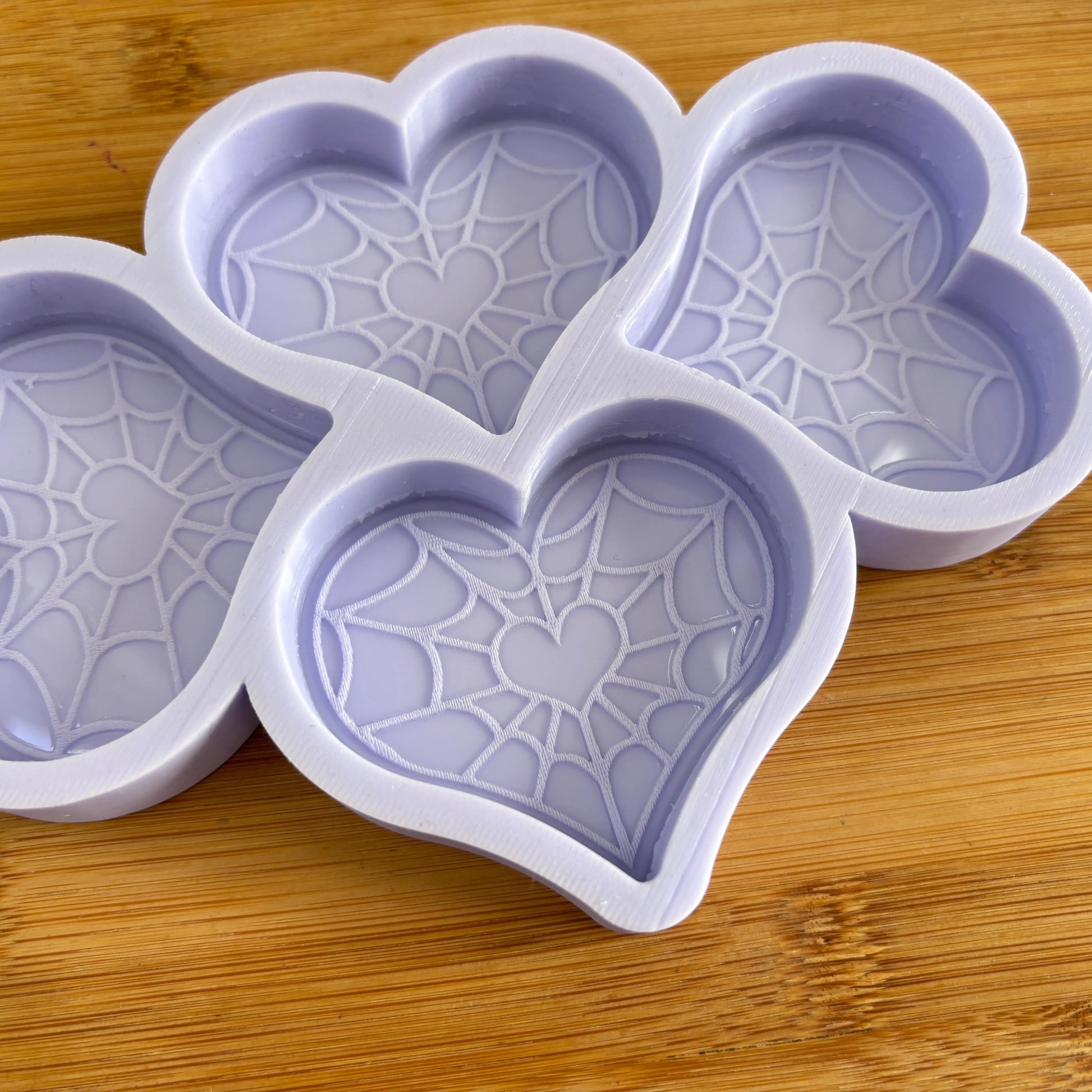Cobweb Heart Silicone Mold - The Crafts and Glitter Shop