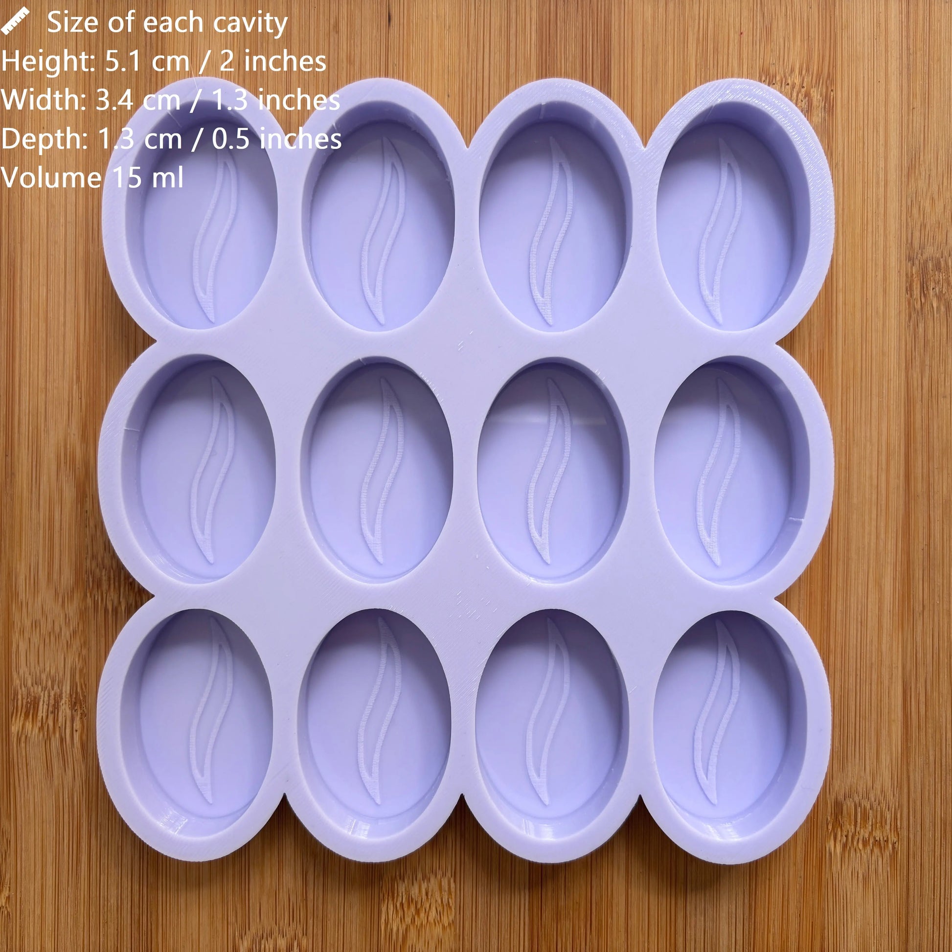 Coffee Bean Silicone Mold - The Crafts and Glitter Shop