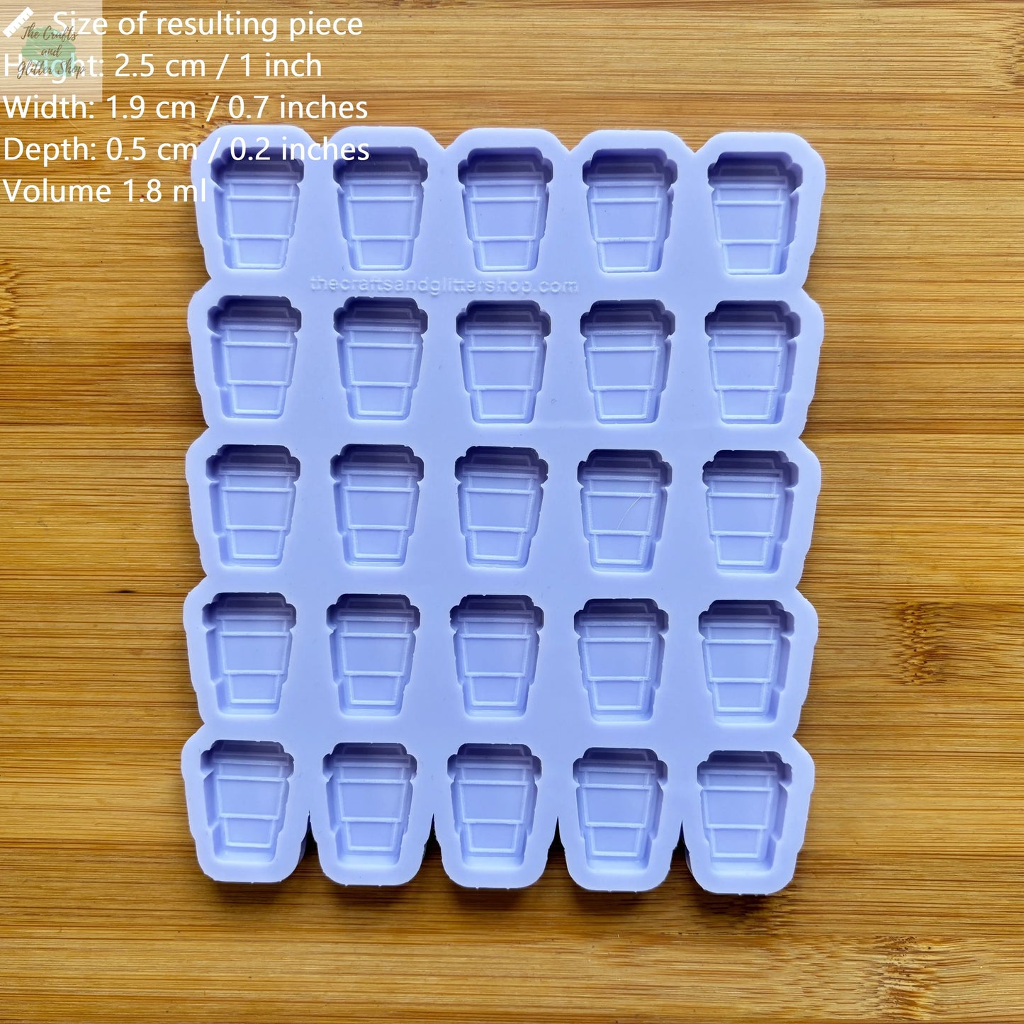 Coffee Cup Silicone Mold - The Crafts and Glitter Shop