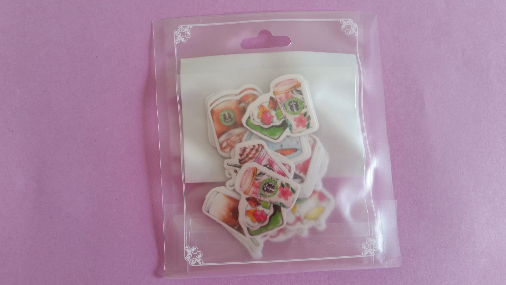 Coffee & Drinks Sticker Flakes