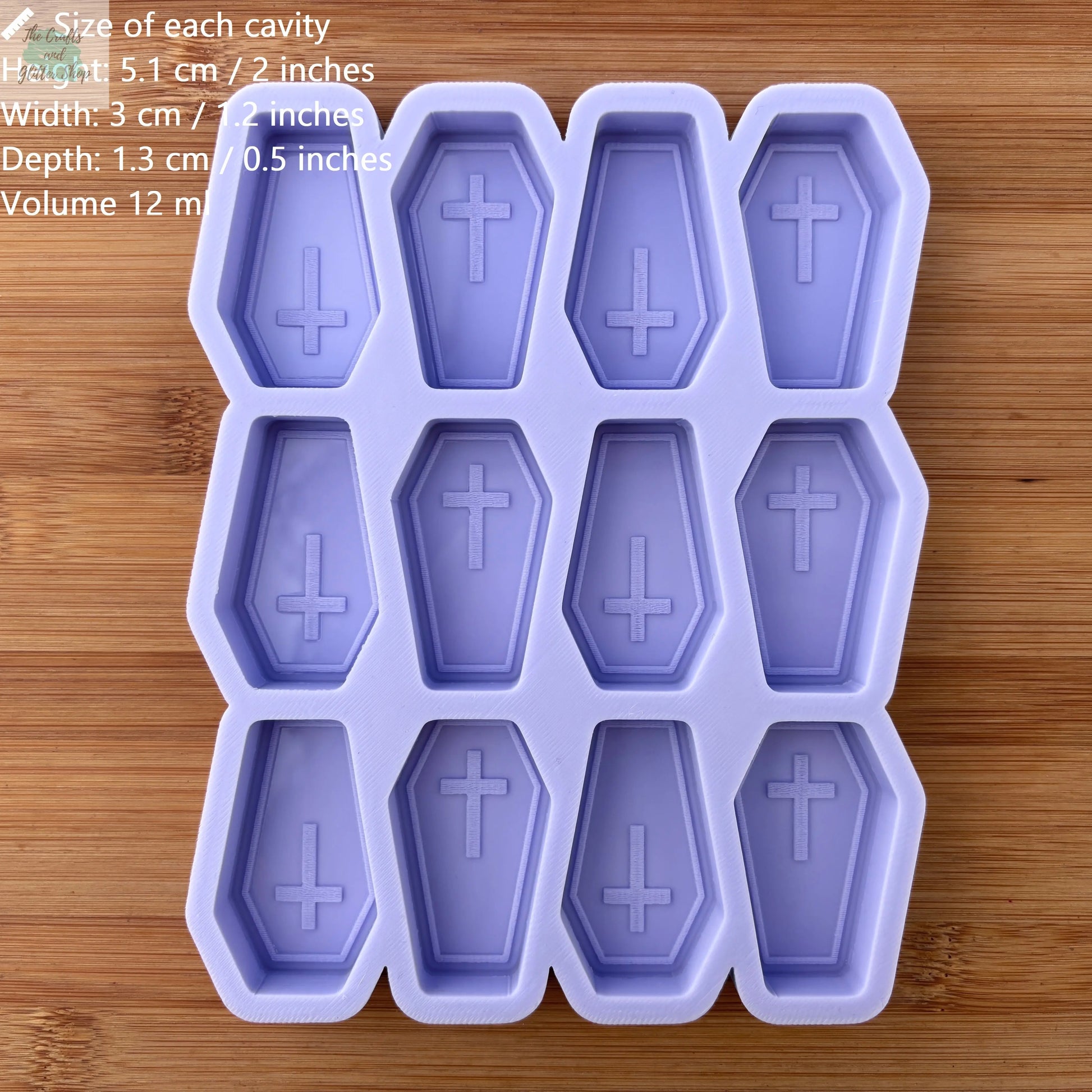 Coffin Silicone Mold - The Crafts and Glitter Shop