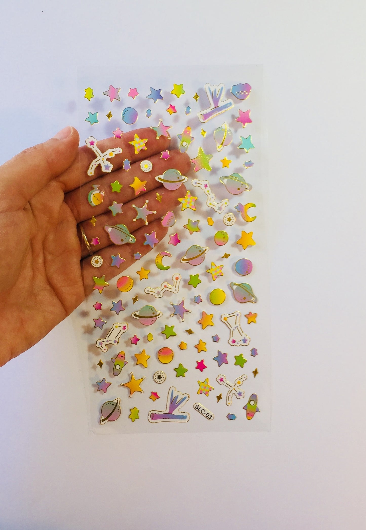 Colorful Planets Stickers Sticker Sheet