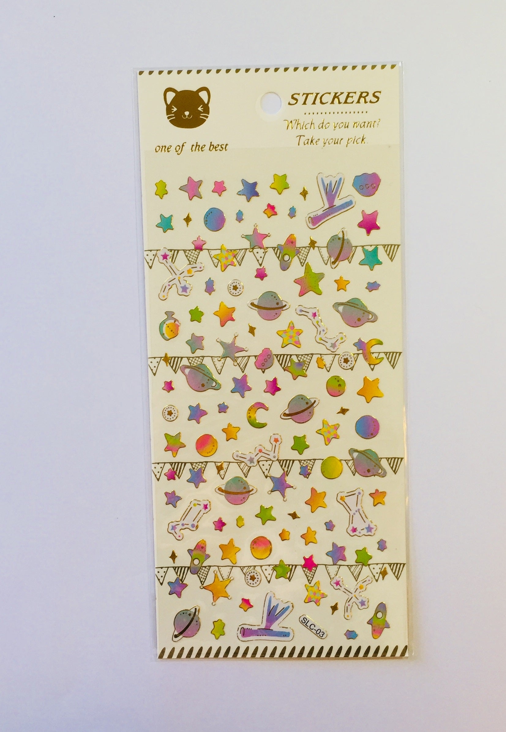 Colorful Planets Stickers Sticker Sheet
