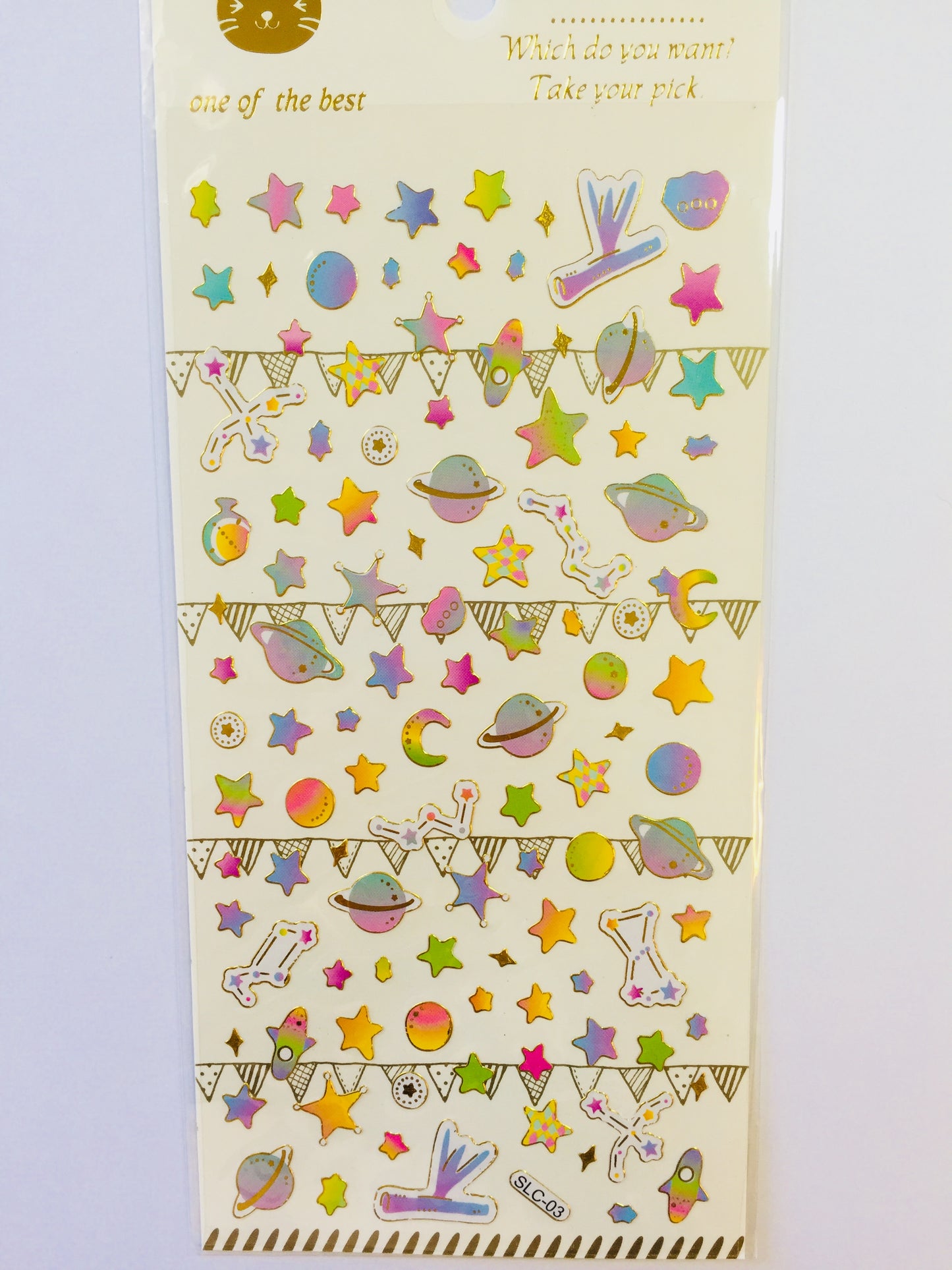 Colorful Planets Stickers Sticker Sheet