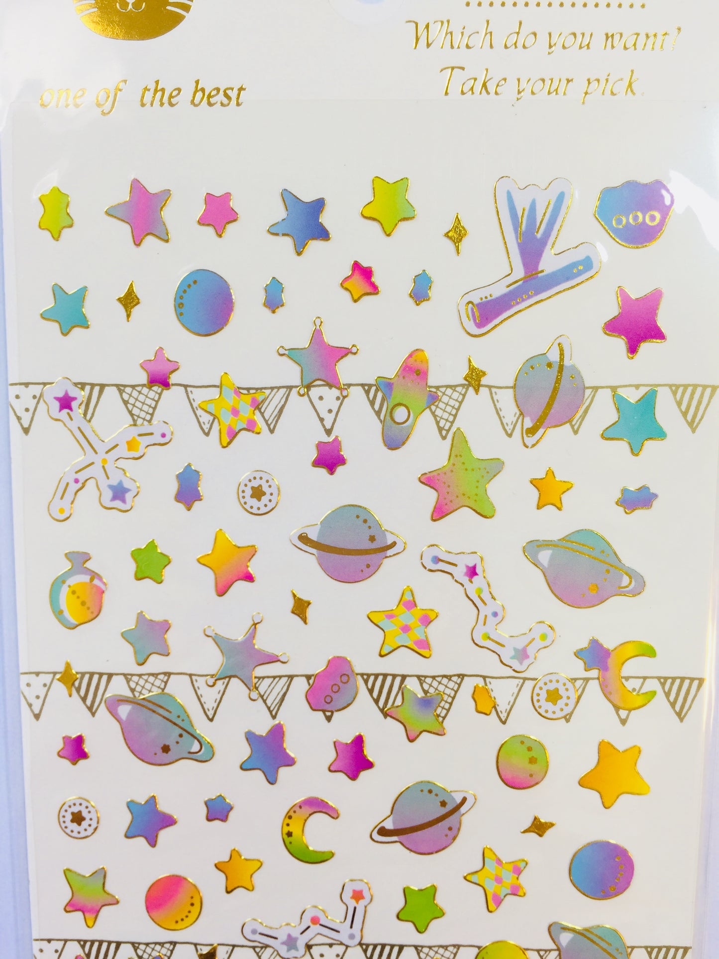 Colorful Planets Stickers Sticker Sheet