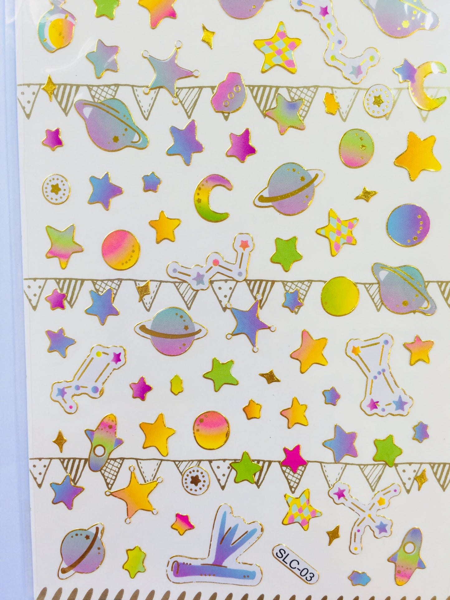 Colorful Planets Stickers Sticker Sheet