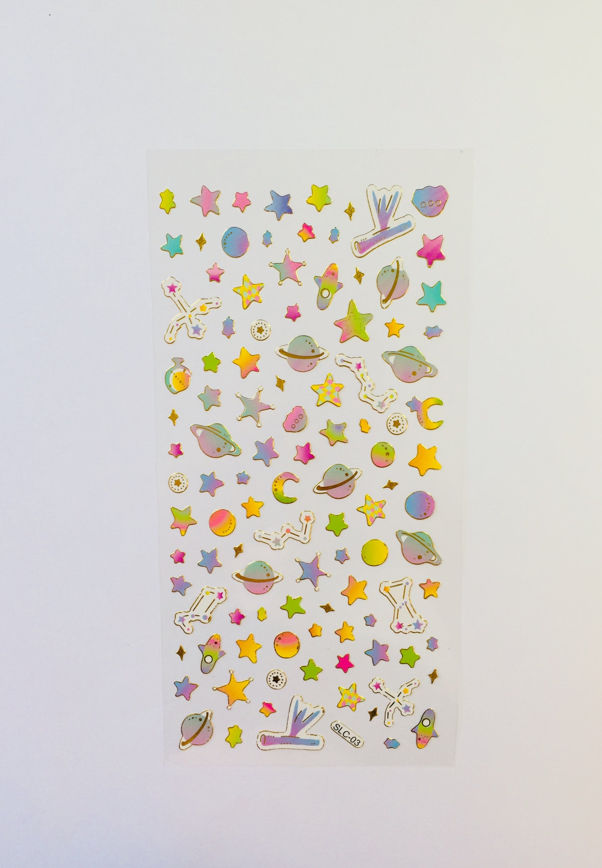 Colorful Planets Stickers Sticker Sheet