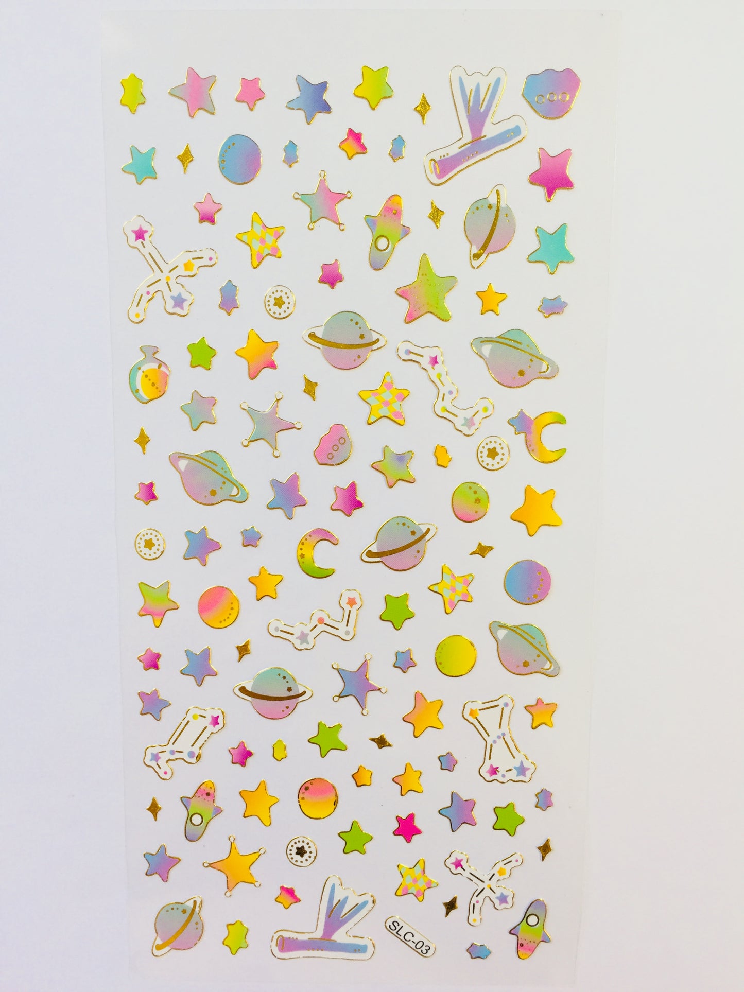Colorful Planets Stickers Sticker Sheet