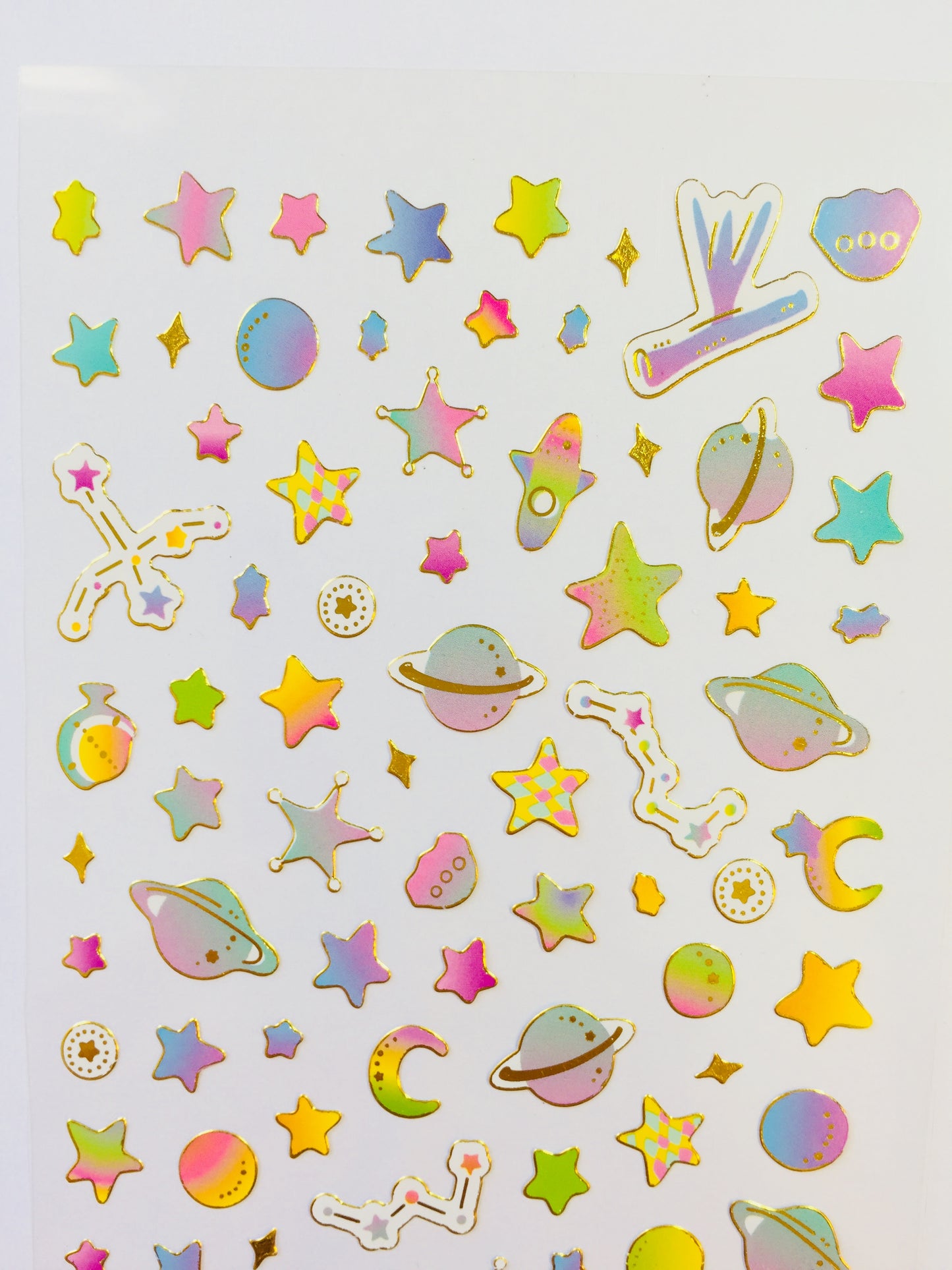 Colorful Planets Stickers Sticker Sheet