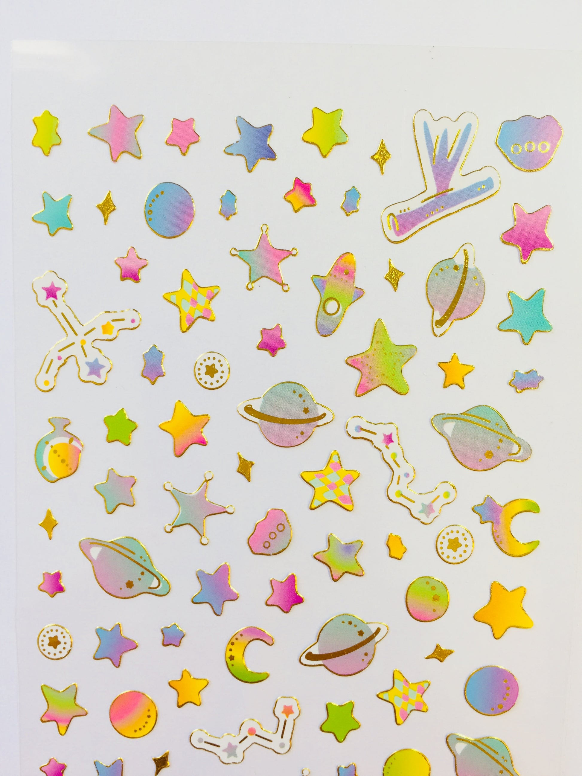 Colorful Planets Stickers Sticker Sheet