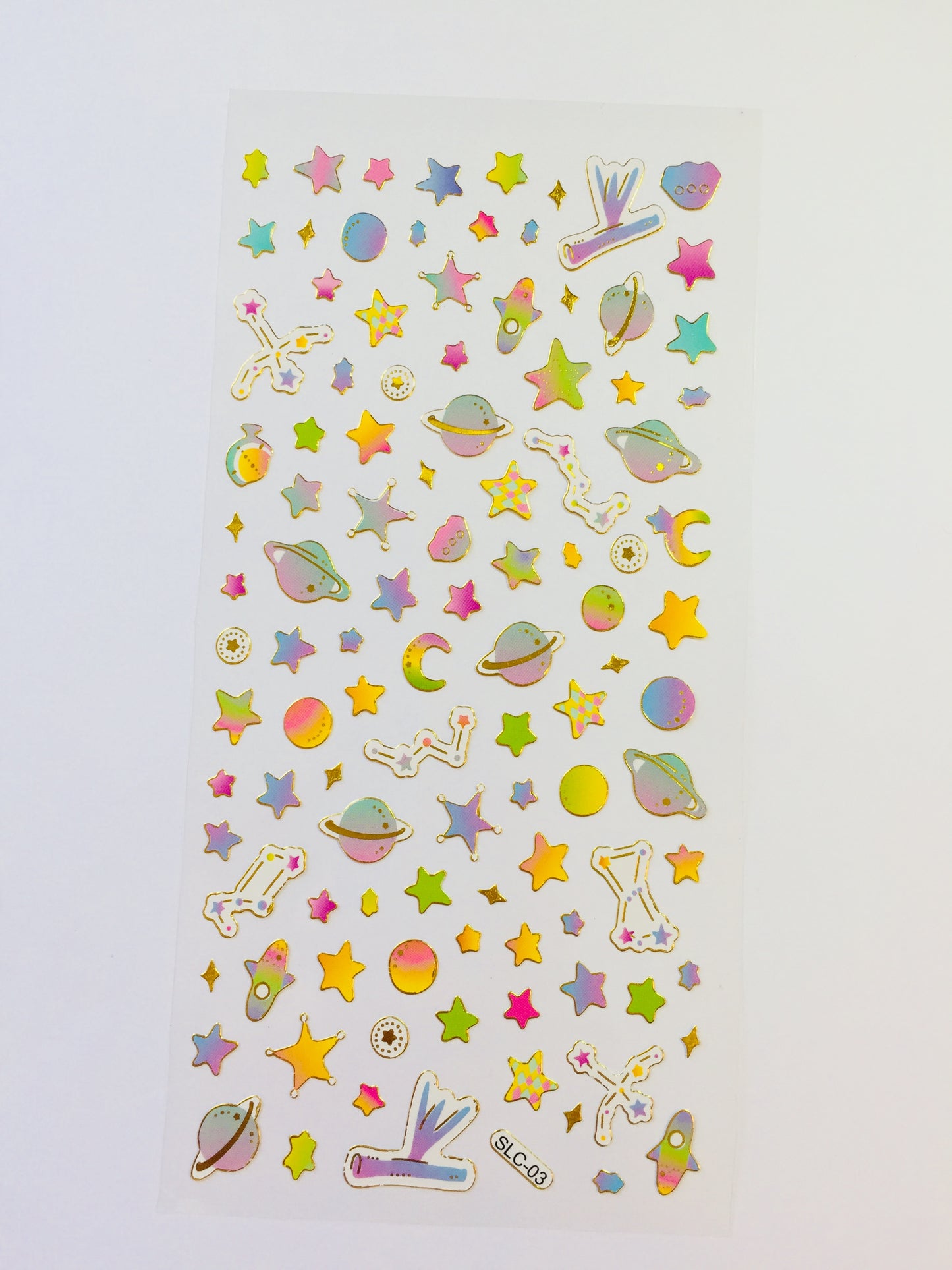 Colorful Planets Stickers Sticker Sheet