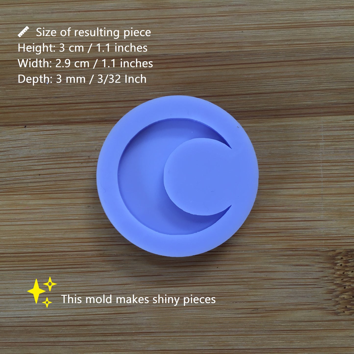 Crescent Moon Silicone Mold