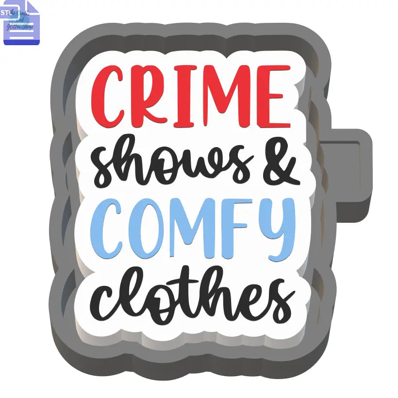 Crime Shows Silicone Mold Housing STL File