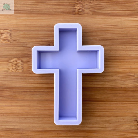 Cross Silicone Mold - 4 inches - The Crafts and Glitter Shop