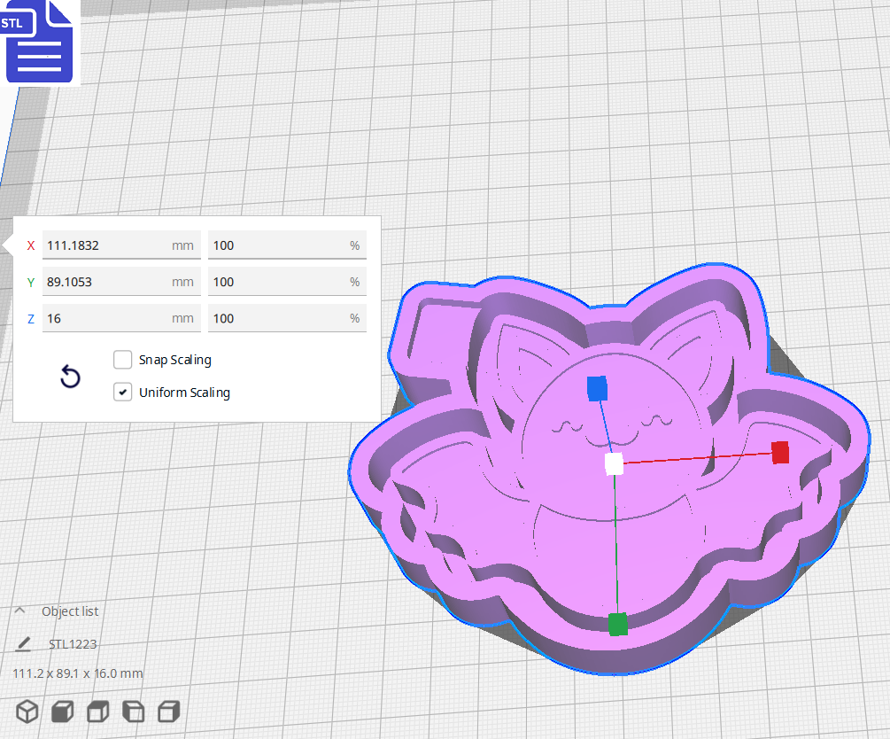 Cute Bat Mold Housing STL File