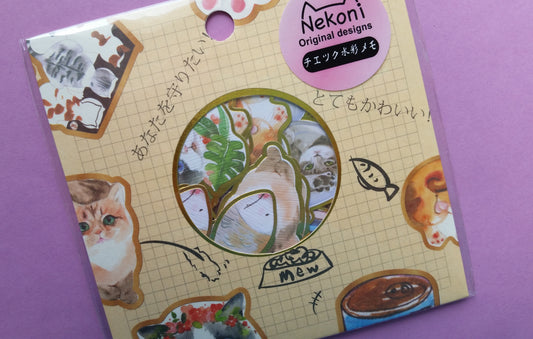 Cute & Funny Cat Sticker Flakes