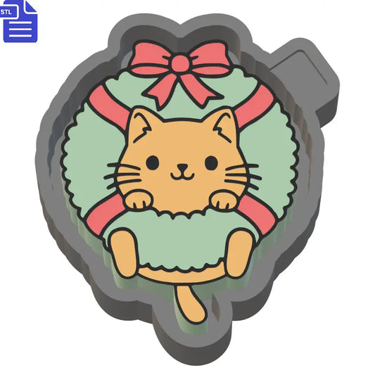 Cute Wreath Silicone Mold Housing STL File - The Crafts and Glitter Shop