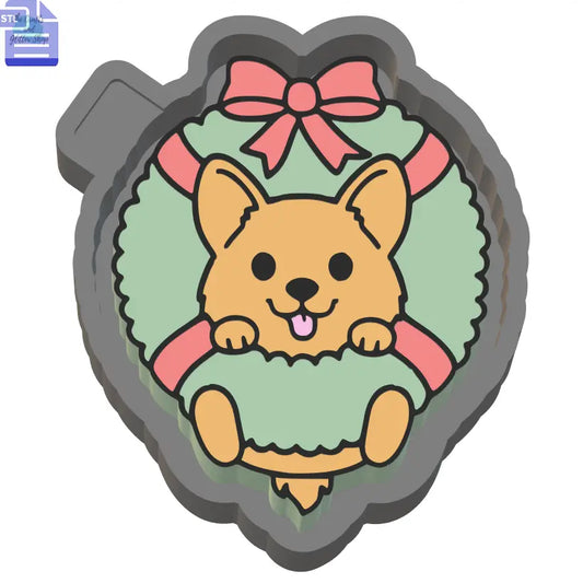 Cute Wreath Silicone Mold Housing STL File