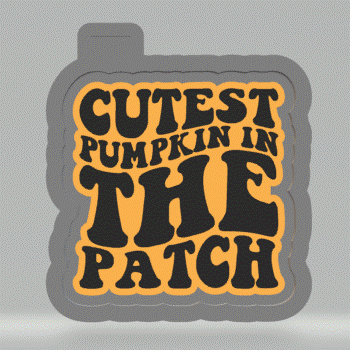 Cutest Pumpkin in the Patch Silicone Mold Housing STL File