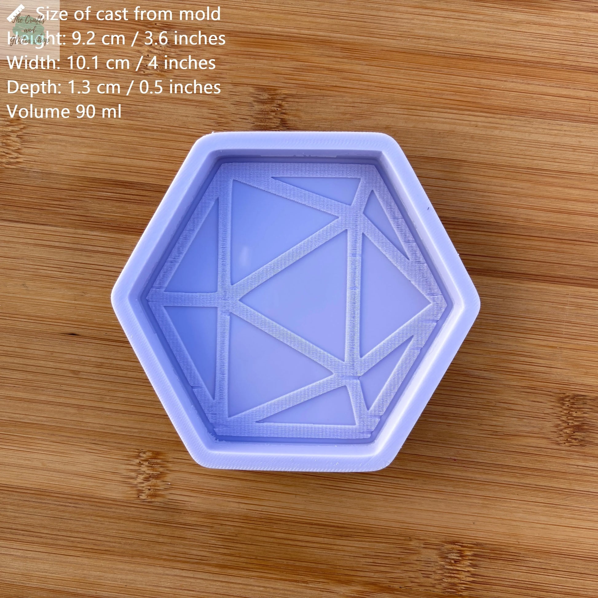 D20 Silicone Mold - The Crafts and Glitter Shop
