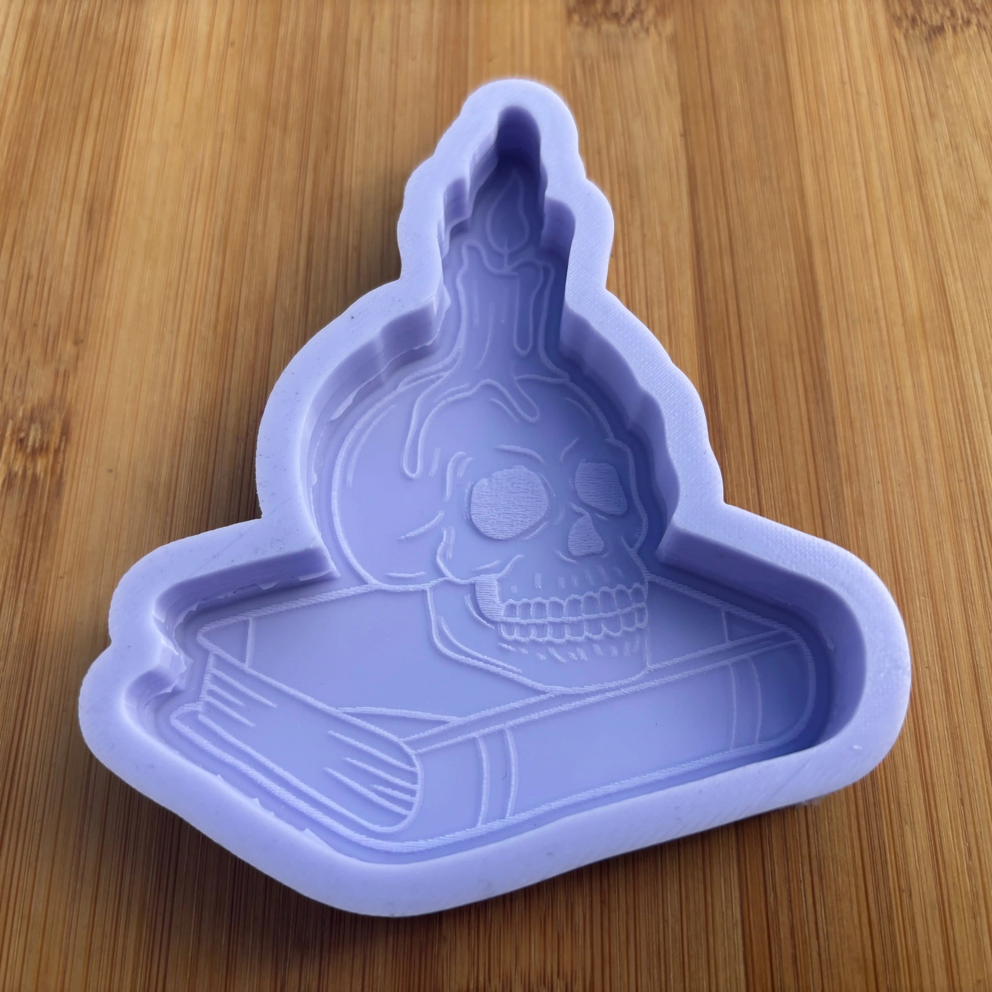 Dark Academia Skull Silicone Mold - The Crafts and Glitter Shop
