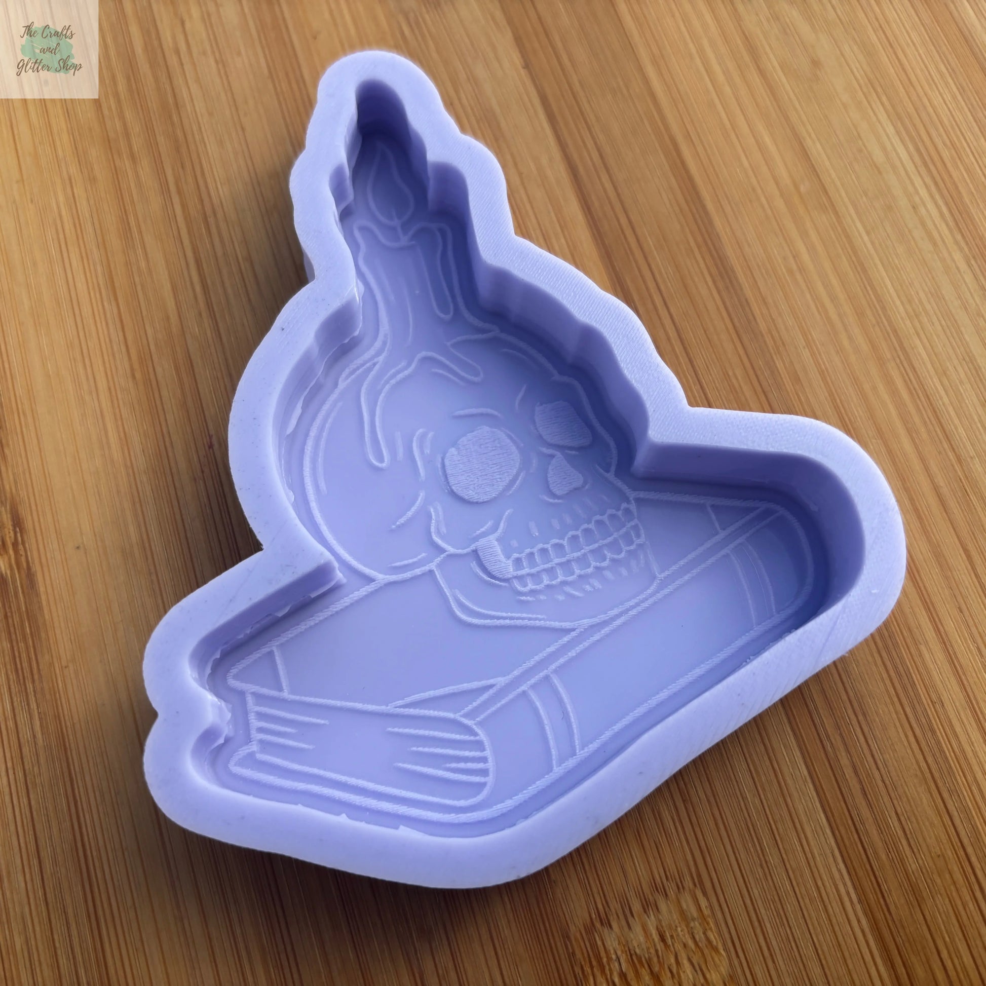 Dark Academia Skull Silicone Mold - The Crafts and Glitter Shop