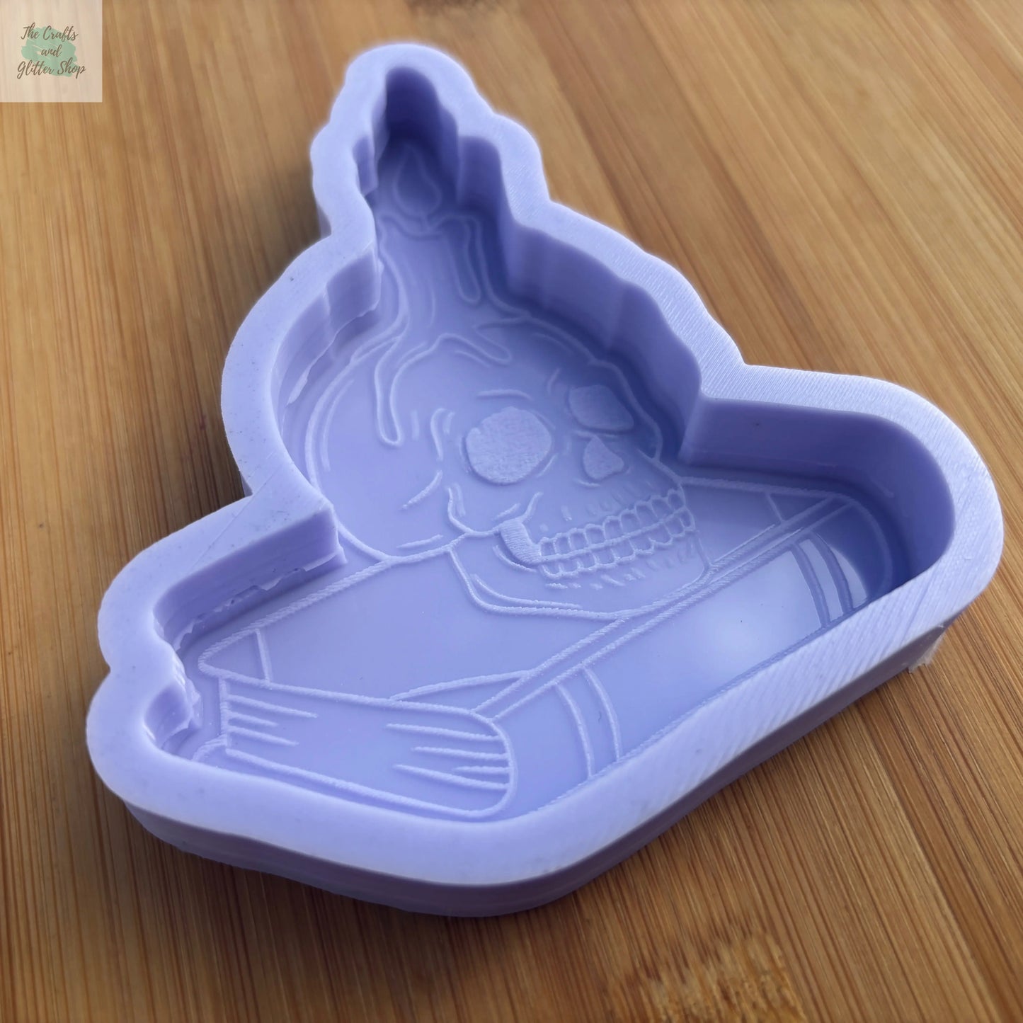 Dark Academia Skull Silicone Mold - The Crafts and Glitter Shop
