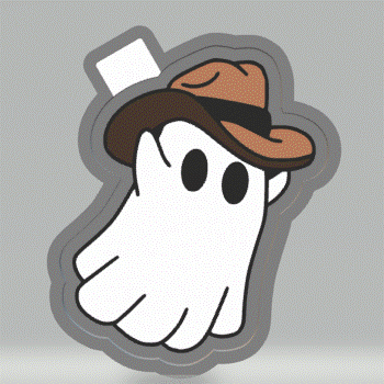 Detective Ghost Silicone Mold Housing STL File