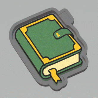 Diary Silicone Mold Housing STL File