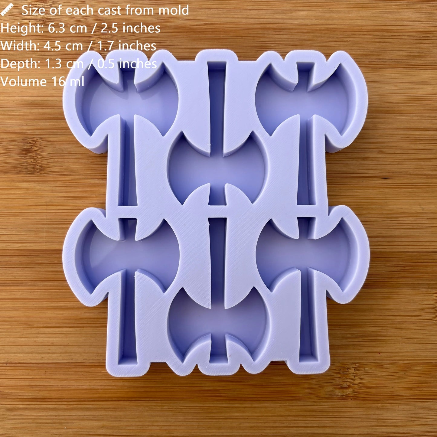 Double Axe Silicone Mold