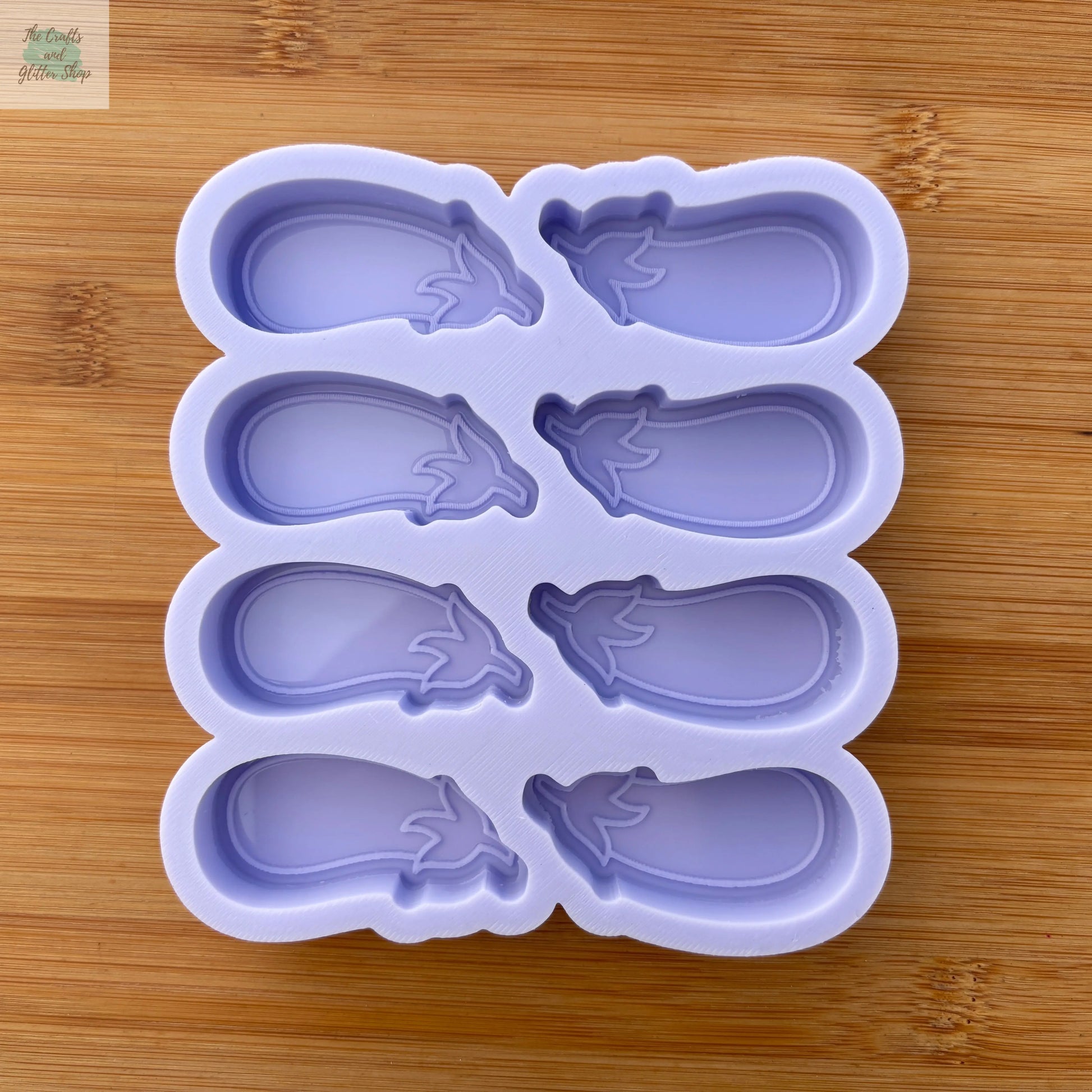Eggplant Silicone Mold - The Crafts and Glitter Shop