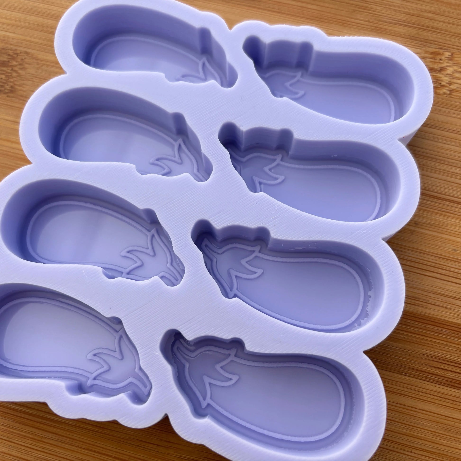 Eggplant Silicone Mold - The Crafts and Glitter Shop
