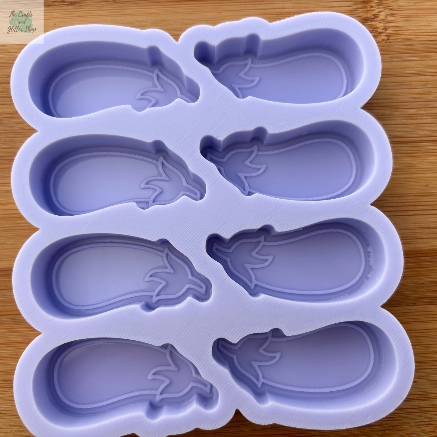 Eggplant Silicone Mold - The Crafts and Glitter Shop