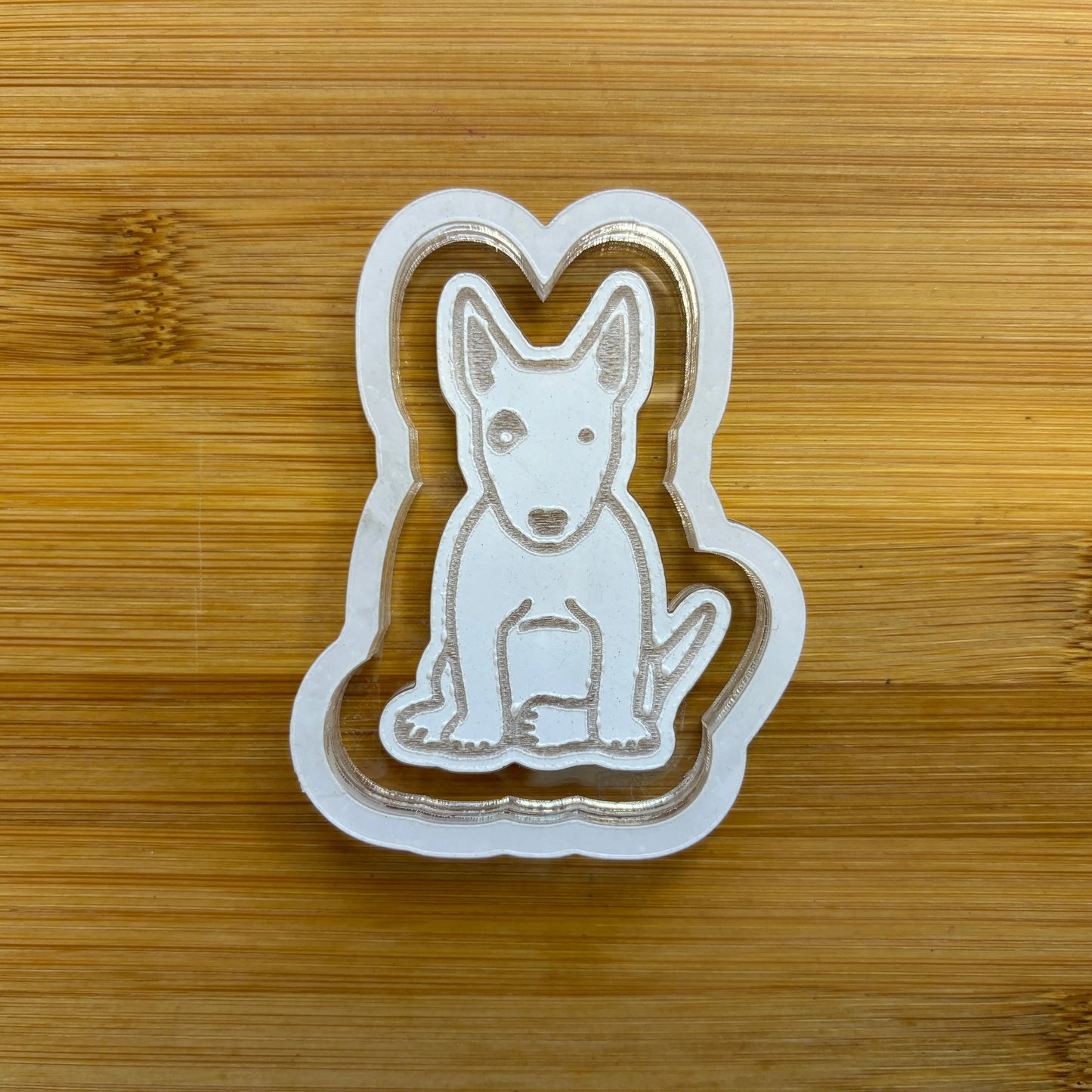 English Bull Terrier Acrylic Mold Blank - The Crafts and Glitter Shop