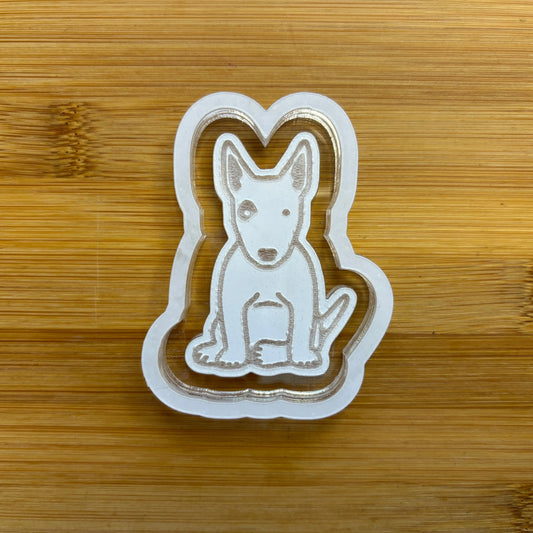 English Bull Terrier Acrylic Mold Blank - The Crafts and Glitter Shop